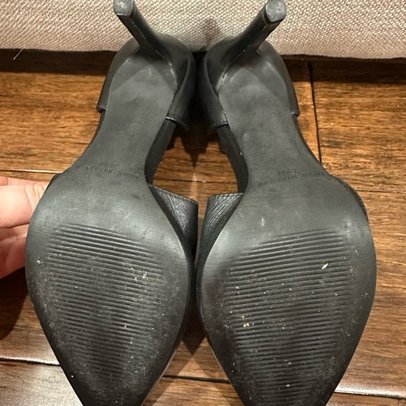 Steve Madden Dolly Black Stiletto Heels with Cut-Out Design size 6.5 - Picture 9 of 9